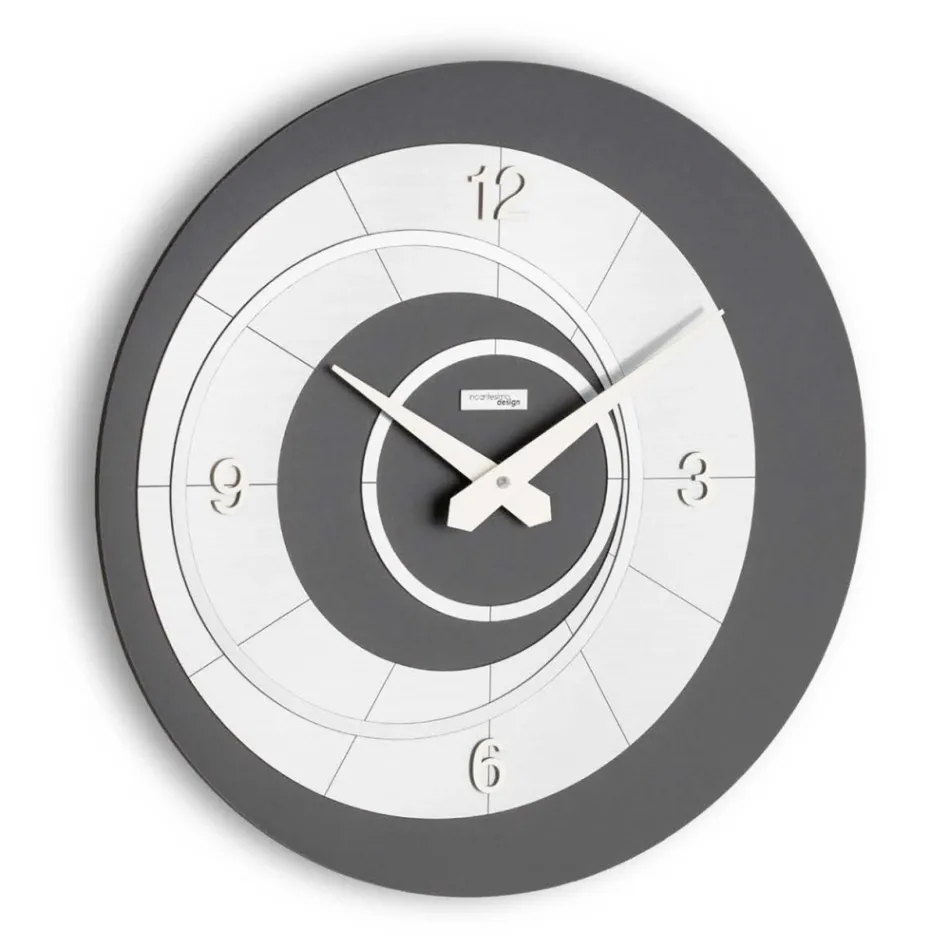 PVC-wandklok in 3 verschillende afwerkingen Made in Italy - Snel Viadurini