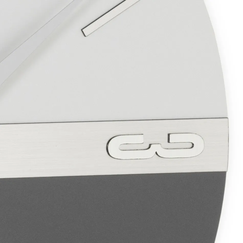 Hoge dichtheid semi-geëxpandeerde PVC wandklok gemaakt in Italië - Ritmo Viadurini