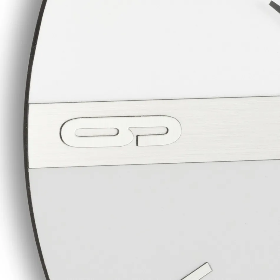 Hoge dichtheid semi-geëxpandeerde PVC wandklok gemaakt in Italië - Ritmo Viadurini