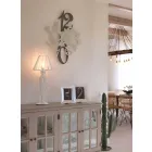 Design wandklok in gekleurd ijzer Made in Italy - Fiordaliso Viadurini