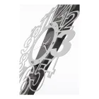 IJzeren wandklok met uitroepteken Gemaakt in Italië - Handgemaakt Viadurini