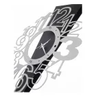 IJzeren wandklok met uitroepteken Gemaakt in Italië - Handgemaakt Viadurini