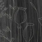 Moderne ronde houten wandklok en lasergravure - Florinto Viadurini