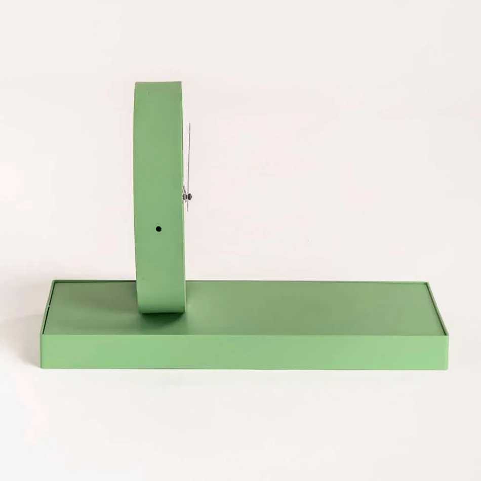 Draaibare tafelklok met stalen spiegel Made in Italy - Verdienstelijk Viadurini