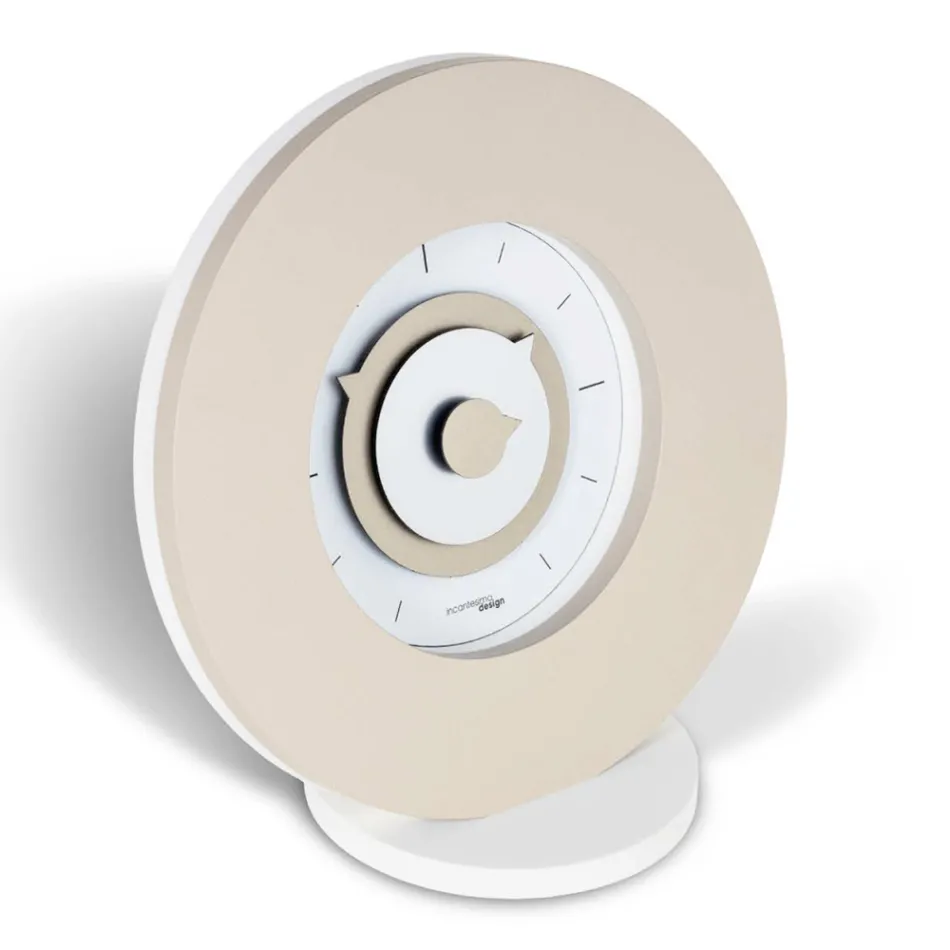 Tafelklok van semi-geëxpandeerd PVC met hoge dichtheid, gemaakt in Italië - Mooi Viadurini