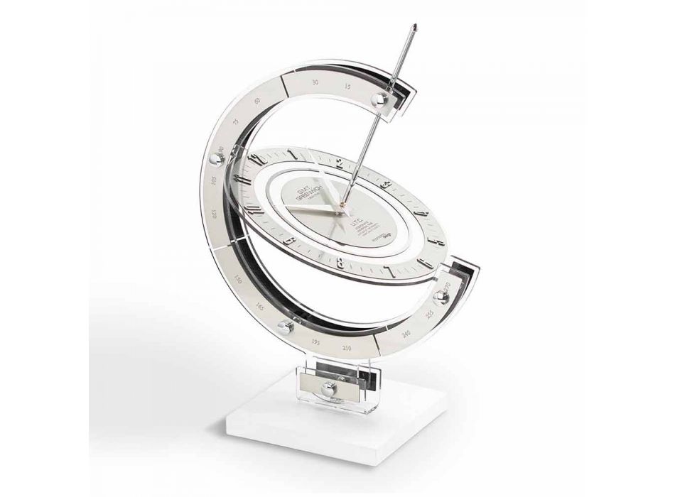 Clock ontwerp tafel modern Venus, made in Italy Viadurini