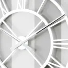 Grote Shabby Wandklok in Vintage Ronde Design Hout - Arrigo Viadurini