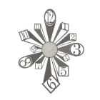 IJzeren klok met bijzonder optisch effect Made in Italy - Wiel Viadurini