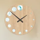 Houten horloge met maritieme print Made in Italy - Honduras Viadurini