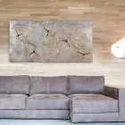 Moderne klok met vijf wijzerplaten met de Miles-wereld Viadurini