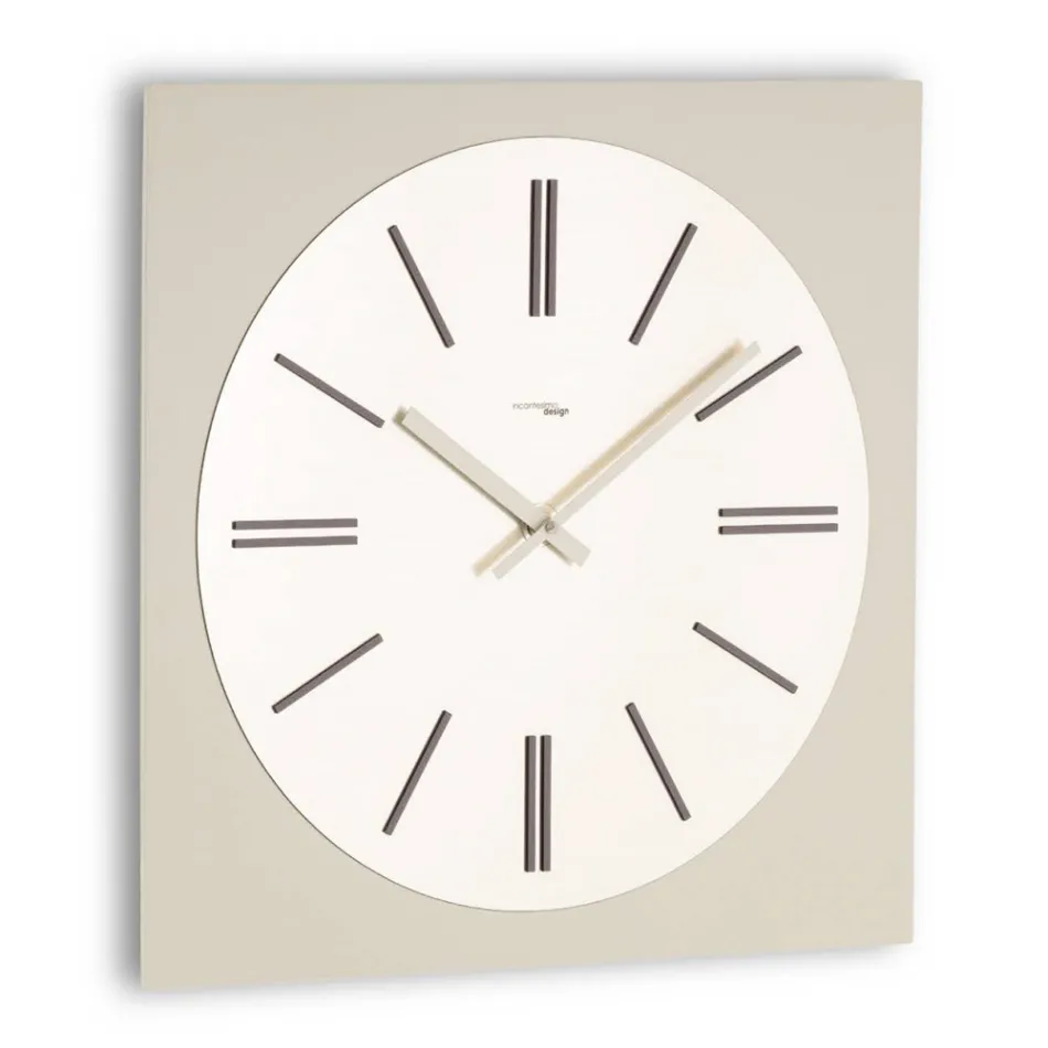 Wandklok gesneden met hightech gereedschap Made in Italy - Trots Viadurini