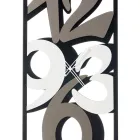 Klok gemaakt van ijzer met grote cijfers Made in Italy - Aquarium Viadurini