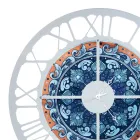 Klok gemaakt van ijzer in 3 verschillende afwerkingen Made in Italy - Tarwe Viadurini