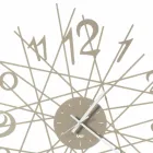 Ronde ijzeren design wandklok Made in Italy - Kombo Viadurini