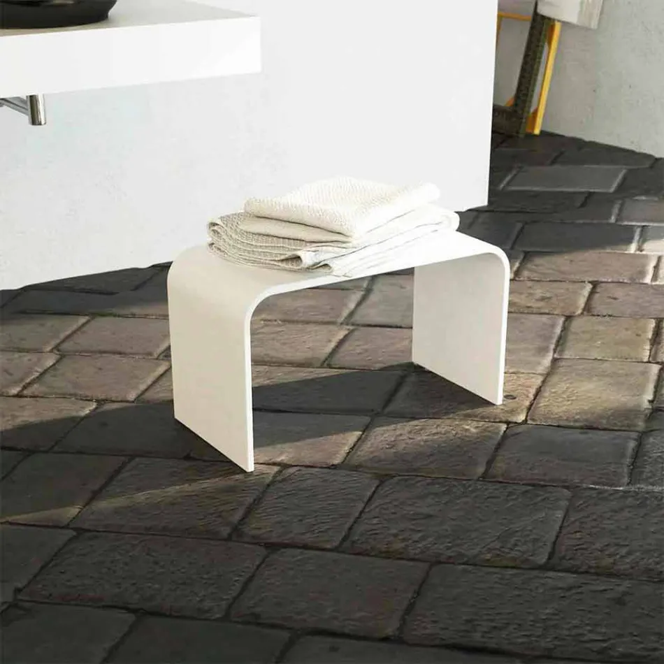 Moderne badkamermeubel met lange vormgeving geproduceerd in Italië Recanati Viadurini