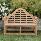 Buitenbank volledig gemaakt van teakhout - Aankomst Viadurini