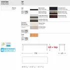 Varaschin System-buitenbank in design geschilderd aluminium Viadurini