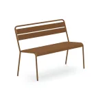 Stapelbare tuinbank met gegalvaniseerde stalen structuur Made in Italy - Ralph Viadurini