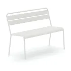 Stapelbare tuinbank met gegalvaniseerde stalen structuur Made in Italy - Ralph Viadurini