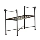 Buisvormige ijzeren bank in verschillende afwerkingen Made in Italy - Praag Viadurini