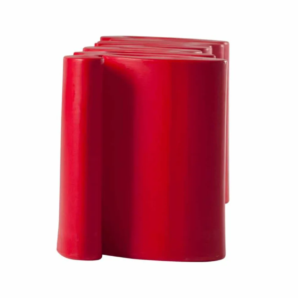 Gekleurde designbank Slide Love modern made in Italy Viadurini