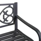 Tuinbank van metaal met verschillende afwerkingen - Nietmachine Viadurini