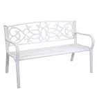 Tuinbank van metaal met verschillende afwerkingen - Nietmachine Viadurini