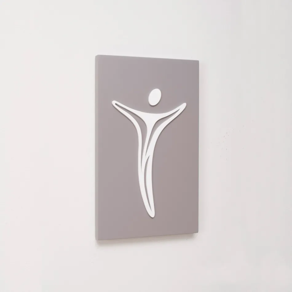 Paneel met Jezus laser gegraveerd Made in Italy - Bice Viadurini