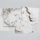 Paneel met de familie Bethlehem Made in Laser Made in Italy - Paola Viadurini