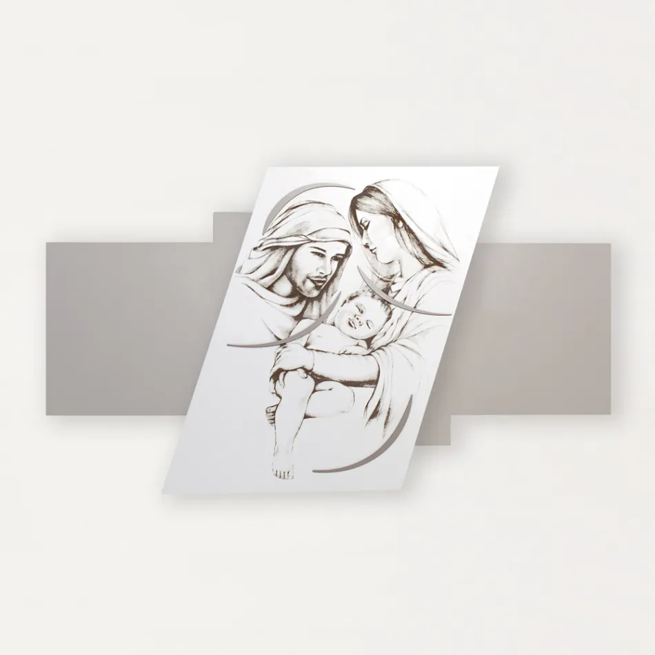 Paneel met de lasergegraveerde familie Made in Italy - Micky Viadurini