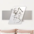 Paneel met de lasergegraveerde familie Made in Italy - Micky Viadurini