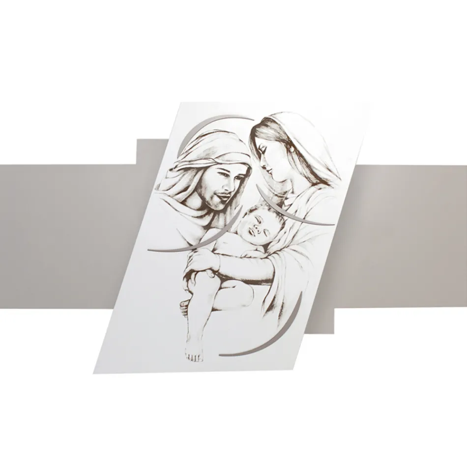 Paneel met de lasergegraveerde familie Made in Italy - Micky Viadurini