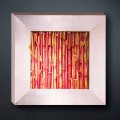 Decoratief paneel van metaal en kunstbamboe Made in Italy - Bamboo
