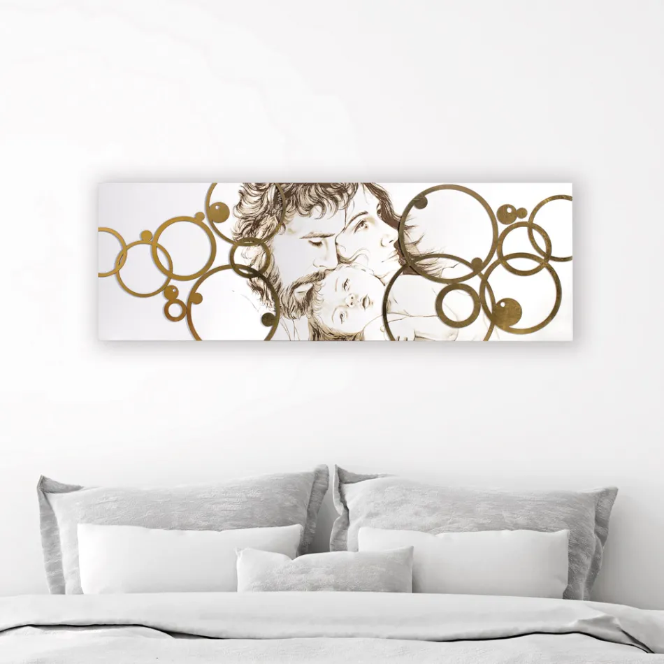 Paneel gemaakt met laser van de Sagrada Familia Made in Italy - Elisa Viadurini