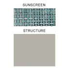 Stoffen parasol met aluminium structuur - Emma Sunscreen van Varaschin Viadurini