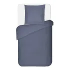 Dekbedovertrekset van 100% katoensatijn met 1 kussensloop, gemaakt in Italië - Fluffy Viadurini