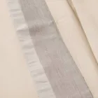 Dekbedovertrekset van 90% katoen en 10% linnen met 1 kussensloop Gemaakt in Italië - Nestle Viadurini