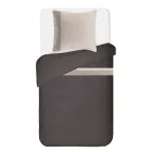 Dekbedovertrekset van 90% katoen en 10% linnen met 1 kussensloop Gemaakt in Italië - Nestle Viadurini