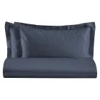 Dubbele dekbedovertrekset van 100% katoensatijn, gemaakt in Italië - Fluffy Viadurini