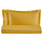 Dubbele dekbedovertrekset van 100% katoensatijn, gemaakt in Italië - Fluffy Viadurini