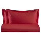 Dubbele dekbedovertrekset van 100% katoensatijn, gemaakt in Italië - Fluffy Viadurini