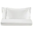 Dubbele dekbedovertrekset van 100% katoensatijn, gemaakt in Italië - Fluffy Viadurini