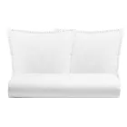 Dubbele dekbedovertrekset van zuiver geverfd katoen met 2 kussenslopen - Delicacy Viadurini