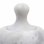 Notenkraker stamper in Carrara wit marmer gemaakt in Italië - Cullio Viadurini