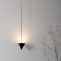 Draadvloerlamp in zwart aluminium en kegel Geweldig minimalistisch design - Mercado