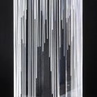 Led vloerlamp in satijn acryl kristal drieluik ontwerp - Crystol Viadurini
