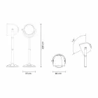 Poleasy design staande buitenlamp, 2 kleuren - Hollywood van Myyour Viadurini