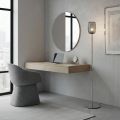 Staande lamp van gelaagd of transparant glas, gemaakt in Italië - Sibilla