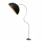 Moderne H210cm vloerlamp In-es.artdesign Half Moon gekleurd nebuliet Viadurini