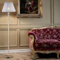 Kristallen vloerlamp met lampenkap, gemaakt in Italië - Madrid